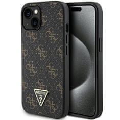 Guess Zadný kryt 4G Triangle Metal Logo GUHCP15SPG4GPK pre Iphone 13/14/15 black