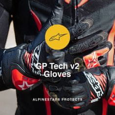 Alpinestars rukavice GP TECH V2 černo-žlto-bielo-červené L