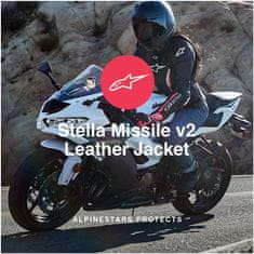 Alpinestars bunda STELLA MISSILE 2 dámska čierna/čierna 46