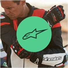 Alpinestars rukavice GP PLUS R V2 černo-bielo-červené 2XL