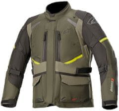 Alpinestars bunda ANDES V3 DRYSTAR forest/military žlto-zeleno-šedo-hnedá 2XL