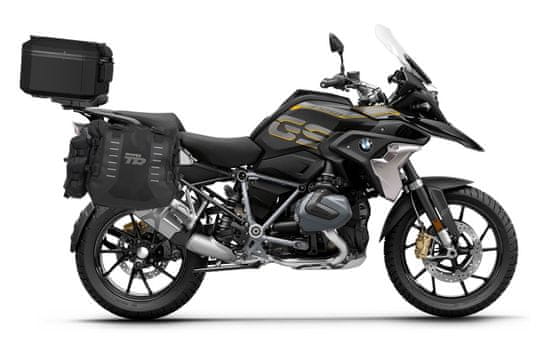 SHAD Kompletná sada sedlových brašní TERRA TR40 adventure a hliníkového kufra SHAD TERRA TR55 PURE BLACK, vrátane montážnej sady BMW R1250GS ADVENTURE