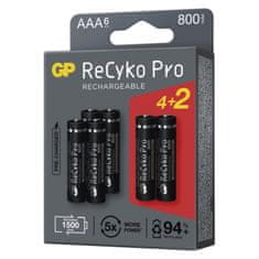 GP Nabíjacia batéria ReCyko Pro-AAA,HR03,800mAh,6ks