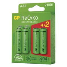 GP Nabíjacia batéria ReCyko-AA,HR6,2 100 mAh,6 ks