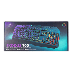 HAMA uRage semi-mechanická gamingová klávesnica Exodus 700, čierna