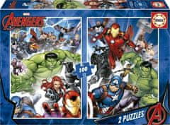 Puzzle Avengers - 2x100 dílků