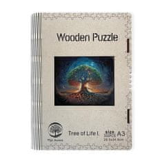 Dřevěné puzzle Tree of Life A3