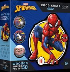 Wood Craft Junior puzzle Spiderman: Síla - 50 dílků