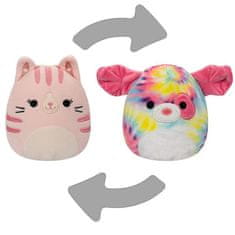 Squishmallows 2v1 Kočka Laura a pejsek Shena