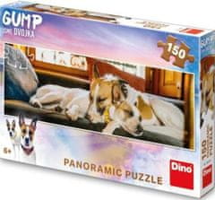 Puzzle 150 Gump Jsme dvojka na gauči panoramic