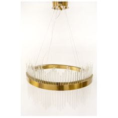 Zlatý luster s kryštálmi Ø 40 cm Royal Crystal Gold 11521