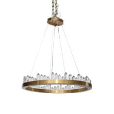 Venus Crystal okrúhly luster GOLD s kryštálmi 60 cm Vildevik 11241