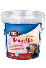 Trixie Soft Snack Bony MIX hovädz, jahňač, losos 500g TR