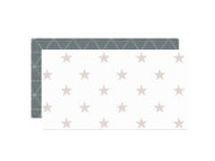 Lalalu Podložka Lalalu Premium 75x44cm Grey Star 0m+