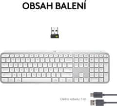 Logitech MX Keys S (920-011588), biela