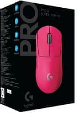 Logitech G Pro X Superlight 2 (910-006797), ružová