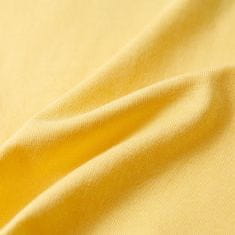 Vidaxl Detské tričko s krátkym rukávom žlté 116