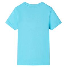 Vidaxl Detské tričko s krátkym rukávom aqua 92