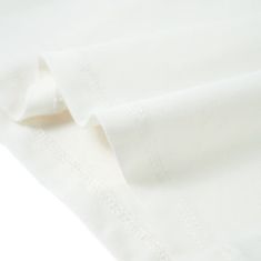 Vidaxl Detské tričko s volánovými rukávmi biele 104