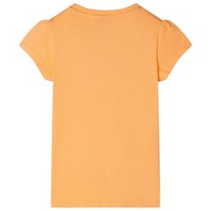 Vidaxl Detské tričko žiarivooranžové 104