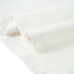 Vidaxl Detské tričko s volánovými rukávmi biele 116