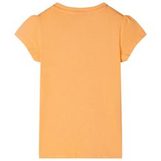 Vidaxl Detské tričko žiarivooranžové 128