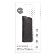 setty. tvrdené sklo 2,5 D pre Xiaomi Redmi 9 / 9 Prime / 9A / 9AT / 9C / 9i / Poco M2 (GSM171630)