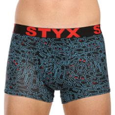 Styx 3PACK pánske boxerky art športová guma viacfarebné (3G12672/2) - veľkosť S