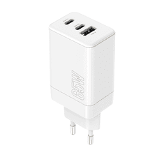 maXlife MXTC-08-65ACC PD QC sieťová nabíjačka 2x USB-C 1x USB 65W biela (OEM0101206)