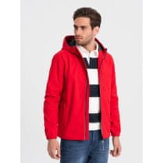 OMBRE Pánska bunda SOFTSHELL s fleecom V6 OM-JANP-0137 červená MDN124521 S