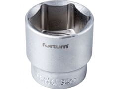 Fortum Hlavica nástrčná 1/2", 34mm, L 44mm