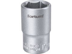 Fortum Hlavica nástrčná 1/2", 17mm, L 38mm