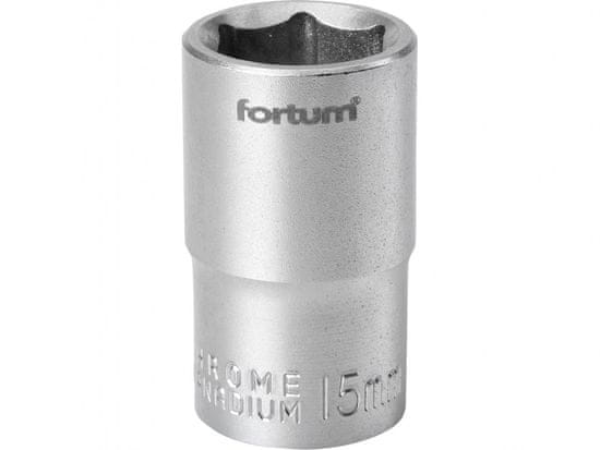 Fortum Hlavica nástrčná 1/2", 15mm, L 38mm