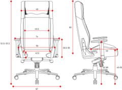 Diablo Chairs Diablo X-Custom, čierna