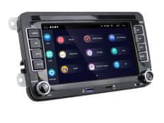 2 Din Autoradio, 7 palcove 2GB RAM 32 GB ROM CARPLAY pre Volkswagen VW SEAT Leon Passat B6 B7 Tiguan Touran GOLF 5, 6, POLO Auto RDS GPS Škoda Octavia mk2, Fabia mk2, Superb 2