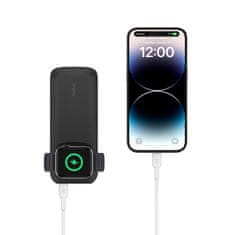 Belkin Rýchla bezdrôtová nabíjačka pre Apple Watch + Power Bank 10K, BoostCharge Pro, čierna