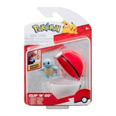 Jazwares Pokémon Clip and Go Poké Ball figurka Squirtle