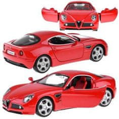 JOKOMISIADA Kovové auto Alfa Romeo 8C Competizione 1:32