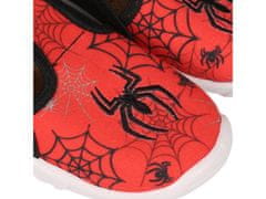 Zetpol Červeno-čierne detské tenisky/papuče na suchý zips Adaś Spider ZETPOL 27 EU