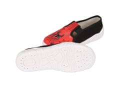 Zetpol Červeno-čierne detské tenisky/papuče na suchý zips Adaś Spider ZETPOL 29 EU