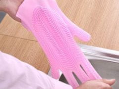 Sobex Rukavice na umývanie riadu silikónové rukavice na umývanie riadu