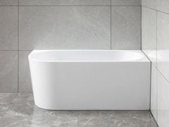 AQUALINE TIBERA R voľne stojaca vaňa, 140x70 cm, biela E1055 - Aqualine