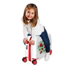 Jada Toys Detský cestovný kufor na kolieskach / odrážadlo HAPPY TRAVEL Lienky, 3729862