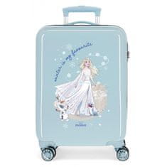 Jada Toys Luxusný detský ABS cestovný kufor DISNEY FROZEN Winter, 55x38x20cm, 34L, 2311421