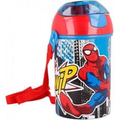 Stor Fľaša na pitie Spiderman Jump Pop up 450ml