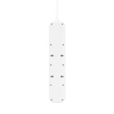 Belkin Predlžovací kábel, napájací pásik, 4-portový + 1xUSB-A 1xUSB-C, 525J, 2 m