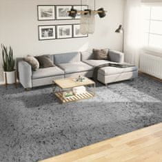Petromila vidaXL Shaggy koberec PAMPLONA, vysoký vlas, moderný, sivý 300x400 cm