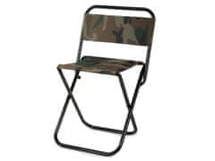 01660_M Kempingová skladacia stolička maskáč