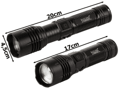 Verk 08327 Taktické svietidlo LED CREE PM10-TG, IPX-5, 600 m