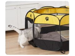 Sobex Skladacia ohrádka pre psov posteľ pre mačky veľká chovná stanica ľahká